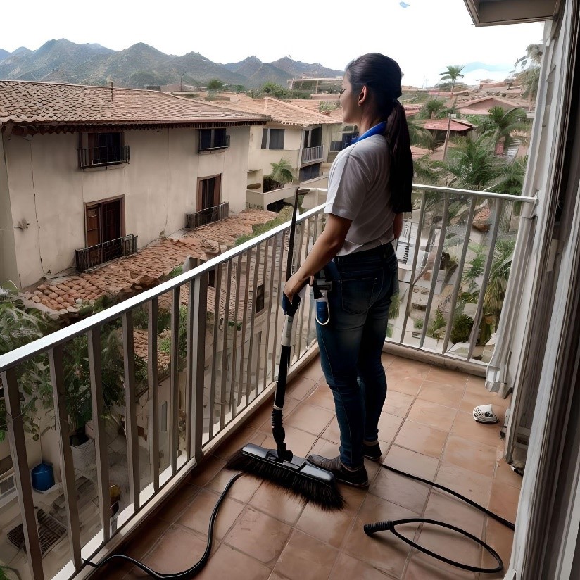 Balcony Cleaning