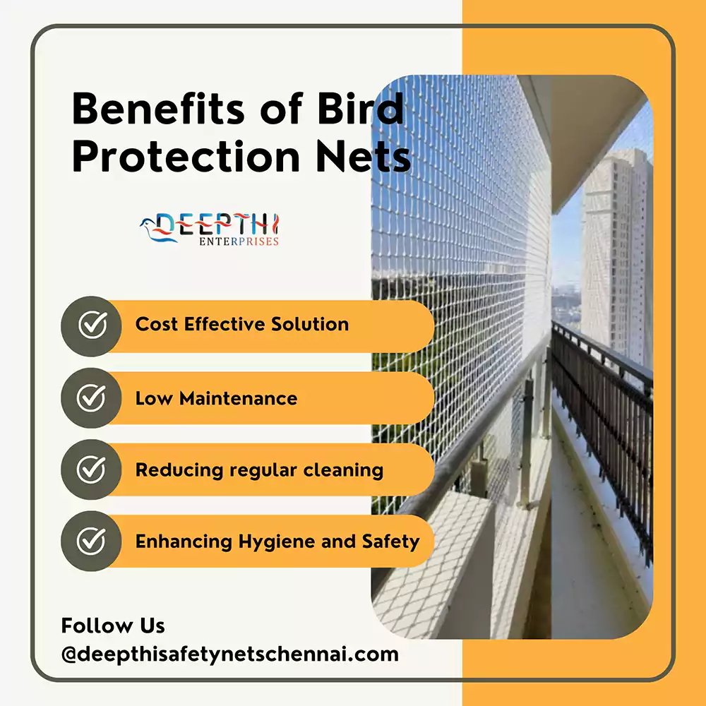 Benefits of Bird Protection Nets in Chennai