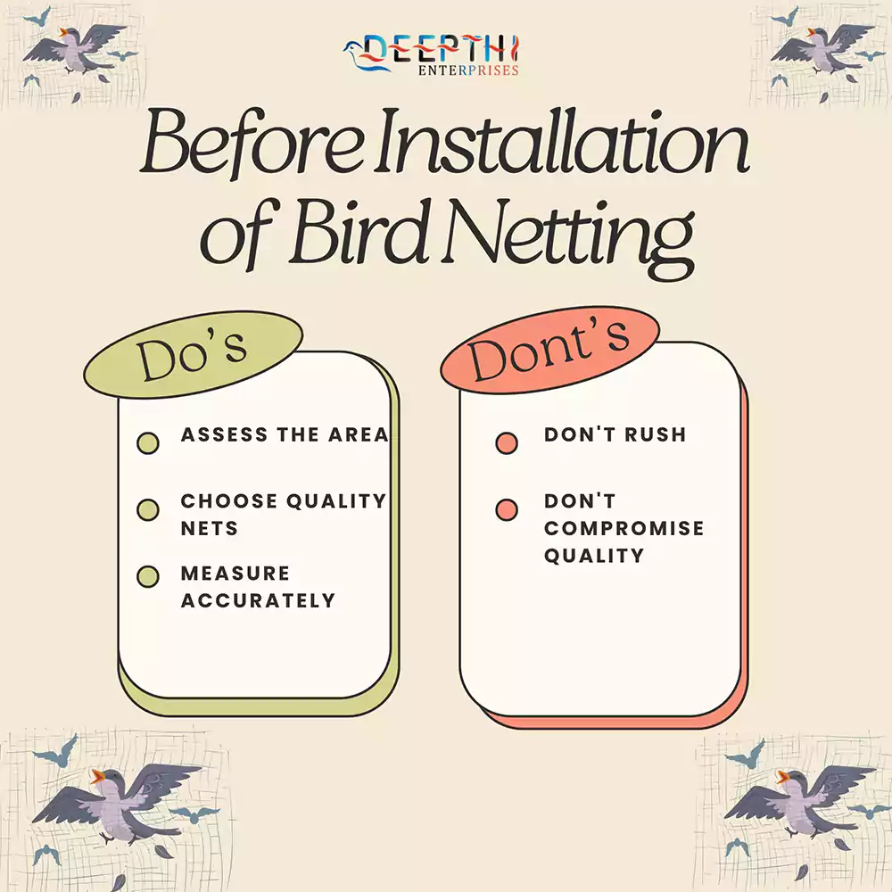 Bird Net Installation in Chennai