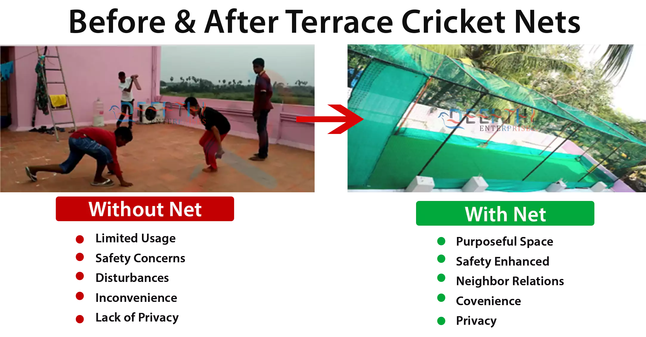 Cricket net Installation at Home