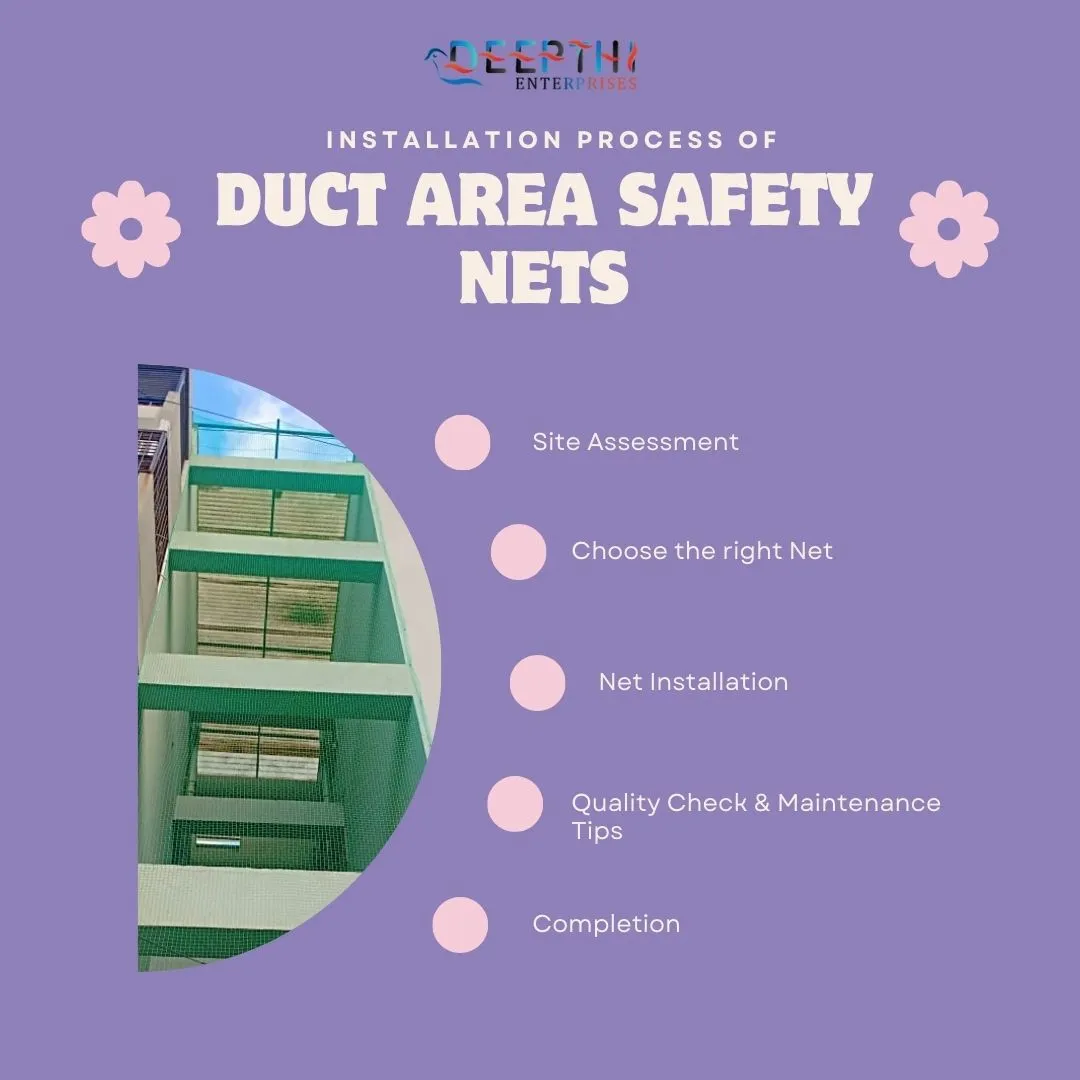 duct area nets installation in chennai