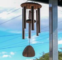 Hanging wind chimes