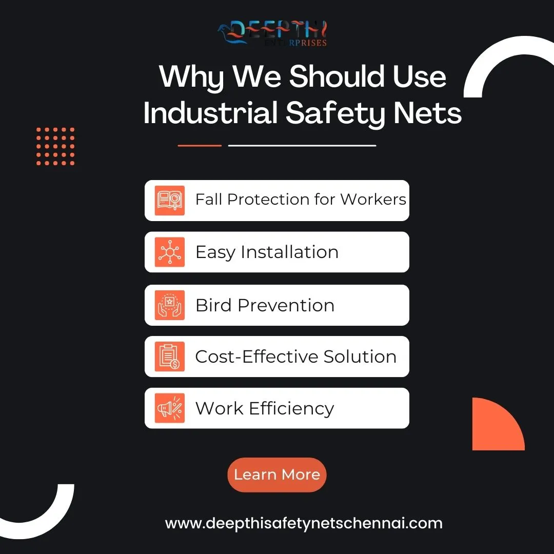 Benefits of Installing Industrial Safety Nets