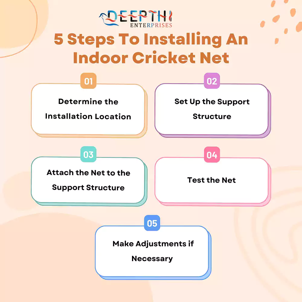 Installing Indoor Cricket Net in Chennai